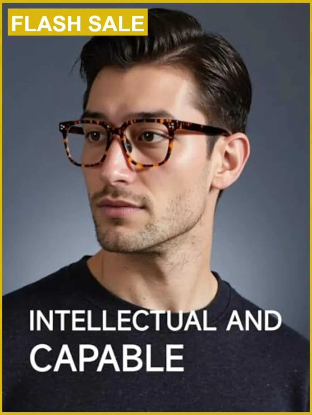 Oversized Square Blue Light Glasses - Reduce Eyestrain